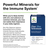 Terry Naturally Zinc Plus Selenium - 60 Capsules - Immune Support, Respiratory Function, Cellular Protection - Non-GMO, Vegan - 60 Servings