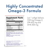 WHC, UnoCardio X2 Fish Oil, Triglyceride Omega-3 Fatty acids, 1270 mg Fish Oil Supplement (622 mg EPA / 420 mg DHA/Total 1150 mg of Omega-3 per Serving), Natural Orange, 60 softgels