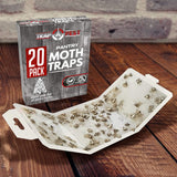 TRAP A PEST Pantry Moth Traps - Safe And Effective For Food And Cupboard - With Glue (20 Pack)