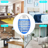 Indoor Bug Zapper, Electronic Mosquito Trap 4 Pack, Electric Gnat Trap, Plug in Bug Zapper for Home, Bug Killer with LED Light for Office, Kitchen, Bedroom