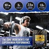 ALPHA LION Core Pre Workout w/Creatine for Performance, Beta Alanine for Muscle, Powder, L-Citrulline for Pump & Tri-Source Caffeine for Sustained Energy (30 Servings, Blue Raspberry Flavor)