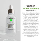 FATION NOSCA9 Trouble Serum S | Hydrating Serum for Face w/Centella Asiatica, Panthenol & Apple Extract | Face Brightening Serum | Calming Facial Serum Korean Skin Care (Pack of 1, 1.01 Fl Oz)…
