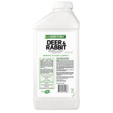 Liquid Fence Deer & Rabbit Repellent Concentrate,Keep Rabbits Out of Garden Patio &Backyard,Use on Gardens Shrubs &Trees, Harmless to Plants &Animals When Used Stored as Directed, 40fl Ounce