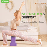 Trideer Yoga Blocks 2 Pack Purple