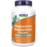 NOW Supplements, Magnesium Bisglycinate Powder, Enzyme Function*, Nervous System Support*, 8-Ounce