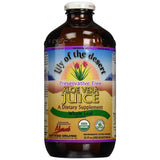 Lily Of The Desert Organic Whole Leaf Aloe Vera Juice, 32 Ounce - 3 per case.