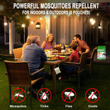 DALIYREPAL Mosquito Repellent Outdoor Patio,Plant-Based Mosquito Repellent for Kids, Mosquito Deterrent for Yard/Home/Camping/Travel/Car Powerful Mosquito Control Indoor 8 Counts (Pack of 1)
