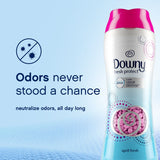 Downy Fresh Protect Laundry Scent Booster Beads for Washer with Febreze Odor Defense, April Fresh, 10 oz, 4 Count
