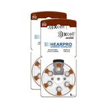 HEARPRO Rayovac Long-Lasting Size 312 Hearing Aid Batteries 120 Pack Mercury-Free - Zinc Air Technology - Made in USA - Plus RAYOVAC Keychain Battery Case