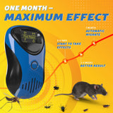 New 2024 Powerful Mouse Mice Rat Bat Squirrel Repellent -with LCD - Outdoor/Indoor - Electronic Ultrasonic Pest Repeller Plug in - Deterrent Rodent Control - Electromagnetic Waves Repellent
