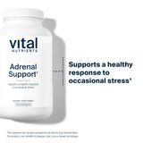 Vital Nutrients Adrenal Support | Supports Adrenal Gland Function and Cortisol Management | Supports Energy and Stress Levels | Gluten, Dairy and Soy Free Supplement | 240 Capsules