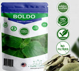 Boldo Dried Leaves, whole Boldo Leaf, 100% Natural Detox 1 pound /16 oz, Hojas De Boldo, Peumus Boldus Herbal Tea, Boldo Tea, Packaged in The USA (1Pound)