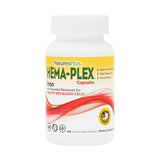 NaturesPlus Hema-Plex Iron - 60 Fast-Acting Capsules - 85 mg Elemental Iron + Vitamin C & Bioflavonoids for Healthy Red Blood Cells - Vegan, Gluten Free - 30 Servings