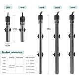 HITOP Mini Submersible Aquarium Heater - 200W Digital Heater for Fish Tank Turtle Tank 25-50 Gallon，Saltwater and Fresh Water with Temperature Controller