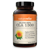 NatureWise Elite CLA 1300 Maximum Potency, 95% CLA Safflower Oil Workout Supplement, Support Muscle Function & Fitness goals (1 Month Supply - 90 Count)