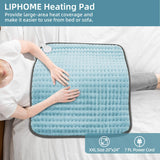 Heating Pad XXL for Back/Neck/Shoulder Pain Relief and Cramps, Valentines Day Birthday Gifts for Him Her Women Men Mom Dad, 6 Heat Settings, Auto-Off, Moist Dry Heat Options, Machine Washable, 20"x24"