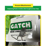 GATCH Mouse & Insect Glue Boards, 36pk Sticky Mouse Traps Indoor for Home, Pre-Baited Glue Traps for Mice Rodent Rat Bugs Cockroach, Non-Toxic Adhesive Roach Traps Indoor, House Pet Safe Pest Control