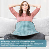 Heating Pad XXL for Back/Neck/Shoulder Pain Relief and Cramps, Valentines Day Birthday Gifts for Him Her Women Men Mom Dad, 6 Heat Settings, Auto-Off, Moist Dry Heat Options, Machine Washable, 20"x24"