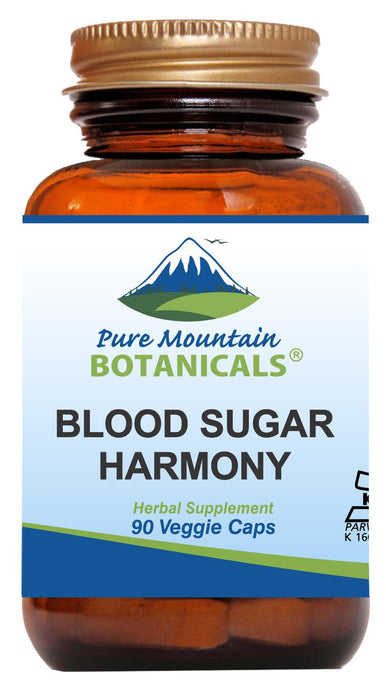 Blood Sugar Harmony Kosher Capsules with Organic Cinnamon Bark - Nopal Cactus - Gymnema Herb - Fenugreek Seed & Chromium