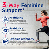 Innate Vitality Probiotics for Women, 50 Billion CFUs, 17 Proven Strains, 60 Veggie Caps, Formulated with Prebiotics and Cranberry Extract,Non-GMO, Supports Vaginal, Digestive and Immune Health