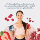 Organifi Red Juice - Natural Superfood Energy Boost - High in Antioxidants - Sweet-Berry Taste - Caffeine-Free - Contains Adaptogens and Organic Mushrooms, 30 Servings