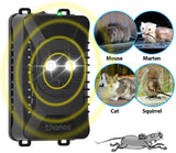 Under Hood Ultrasonic Rodent Repellent, LED Strobe Lights, Rodent Defense Vehicle Protection, Automatic Energy-saving, Stop Start, Plug in And Use Get Rid of Mice in Car Engine