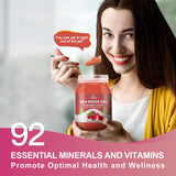 OALSE Irish Sea Moss Gel - Nutritious Sea Moss Advanced Superfood for Antioxidant & Immune Support Raspberry Flavor 15OZ