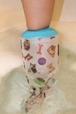 EZWashka Kids Cast Cover for Showering Foot –Waterproof Reusable Cast Protector for Toddlers and Little Kids Cute Design with Animals