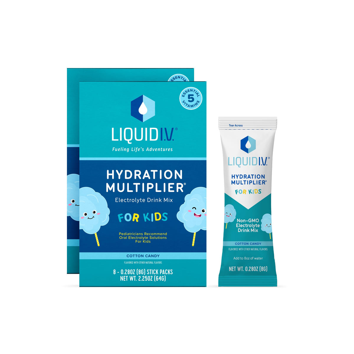 Liquid I.V. Hydration Multiplier Kids - Blue Cotton Candy - Hydration