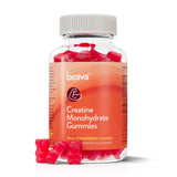 Creatine Monohydrate Gummies - 30 Servings - Vegan Creatine Chews for Muscle Growth, Muscle Recovery, Workout Recovery, Anaerobic Endurance - No Loading Phase - No Bloating - Strawberry - Low Sugar