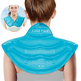 Comfytemp Ice Pack for Neck Shoulders, Large Gel Neck Shoulder Ice Pack, Reusable Cold Neck Ice Pack Wrap for Upper Back Pain Relief, Cold Compress Therapy for Rotator Cuff Injuries, FSA HSA Approved