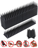 Bird Spikes, 20 Pack Pigeon Spikes, High Thorn Bird Spikes for Outside, Bird Deterrent for Small Bird Cat Squirrel, Easy Installation Bird Deterrent Spikes use for Balcony Courtyard Outdoor Roof