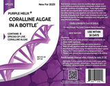 Coralline Algae in a Bottle, Purple Helix Plus Version, Live Spores + Nitrifying Bacteria