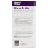 Flents Reusable Water Bottle, Warm or Cold Therapy, Helps Soothe Muscle Aches, Cramps and Pain, Durable Rubber Design, Latex Free, 2 QT (1.66 L)
