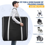 Ytonet Rollator Travel Bag Walker Bag for Folding Walkers Compact Wheelchair Transport Water-Resistant Portable Extra Large Carry Case for Car Airplane TSA Travel, 33.3" L x11 W x 31.5" H, Black