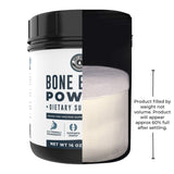 16oz Bone Broth Protein Powder From Grass Fed Beef - Unflavored, Single Ingredient - Rich in Collagen, Glucosamine, Gelatin, Paleo Protein Powder, Gut-Friendly, Non-GMO Ingredients, Dairy-Free Protein