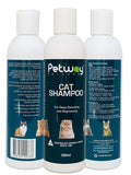 Petway Petcare Cat Shampoo, Anti Dandruff Shampoo for Deep Cleanse & Degreasing, Removes Excess Oils, Dirt and Dandruff, pH Balanced, Parabens & Sulfates Free, Cruelty Free, 8.5 Fl Oz (250ml)