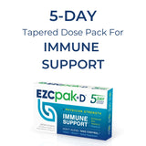 EZC Pak+D 5-Day Immune System Booster with Echinacea, Vitamin C, Vitamin D and Zinc for Immune Support (Pack of 6)
