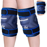2 Pack XXL Knee Ice Pack Wrap Around Entire Knee After Surgery, Reusable Gel Ice Pack for Knee Injuries, Large Ice Pack for Pain Relief, Swelling, Knee Surgery, Sports Injuries