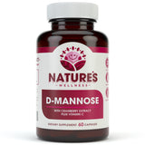 D MANNOSE with Cranberry Extract & Vitamin C - Urinary Tract UT Cleanse & Bladder Health - Protects Against Urinary Tract Infections UTI - Natural Healthy Flush & Detox Impurities | 60 Veg Capsule