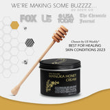 Manuka Eczema Honey Cream - Moisturizer for Sensitive Skin, Eczema, Psoriasis, Dermatitis - Manuka Honey Ointment, Grassfed Tallow by Balm of Gilead