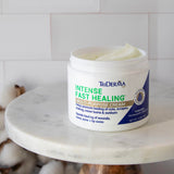 TriDerma Intense Fast Healing Cream for Sores, Cuts, Scrapes, Cracked Hands, Rashes and Hard-to-Heal Skin Irritations, Therapeutic Skin Care Pack of 4