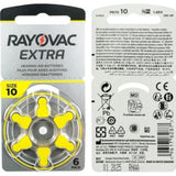 Rayovac Extra Advanced Size 10 Hearing Aid Battery (Pack 60 PCS)