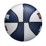 Wilson NCAA Elevate Basketball - Size 7-29.5", White/Navy