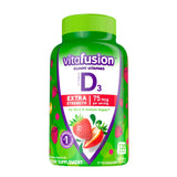 Vitafusion Womens Multivitamin Gummies, Berry Flavored Daily Vitamins for Women & Extra Strength Vitamin D3 Gummy, Strawberry Flavored Bone and Immune System Support