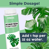 Monstera Plant Food for Monsteras and Philodendrons, Tropical Houseplant Liquid Fertilizer 32 oz (1 Quart)