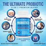 Purely Optimal Premium Probiotics 100 Billion CFU w/Digestive Enzymes