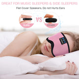 Sleep Mask with Bluetooth Headphones,LC-dolida Sleep Headphones Bluetooth Sleep Mask 3D Sleeping Headphones for Side Sleepers Best Gift and Travel Essential (Classical Pink)