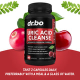 Uric Acid Cleanse Support Supplement - Kidney Herbal Supplements Pills with Chanca Piedra, Celery & Tart Cherry Extract Formula - Joint Support, Uric Acid Flush & Kidney Cleanse Detox Purge Capsules