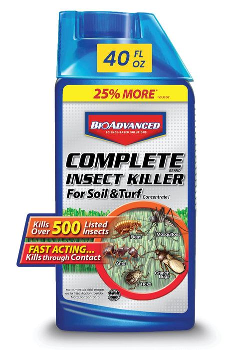 BioAdvanced Complete Brand Insect Killer for Soil and Turf I, Concentrate, 32 oz